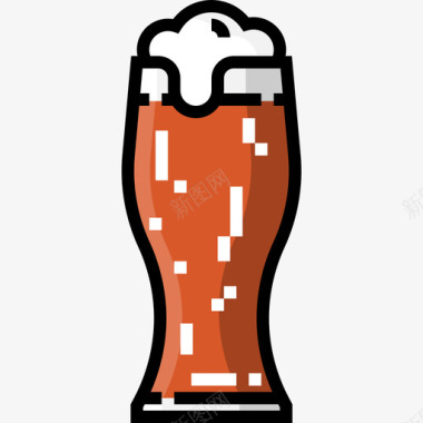 品脱啤酒啤酒节14原色图标图标