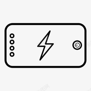 电源组电池充电器图标图标
