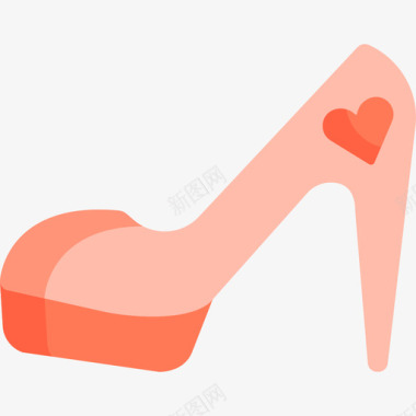 高跟鞋44号婚礼平底鞋图标图标