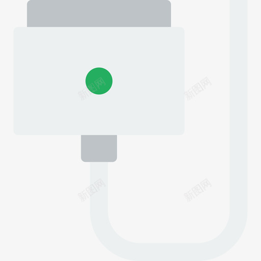 Magsafe连接器电缆扁平图标svg_新图网 https://ixintu.com Magsafe 扁平 连接器电缆