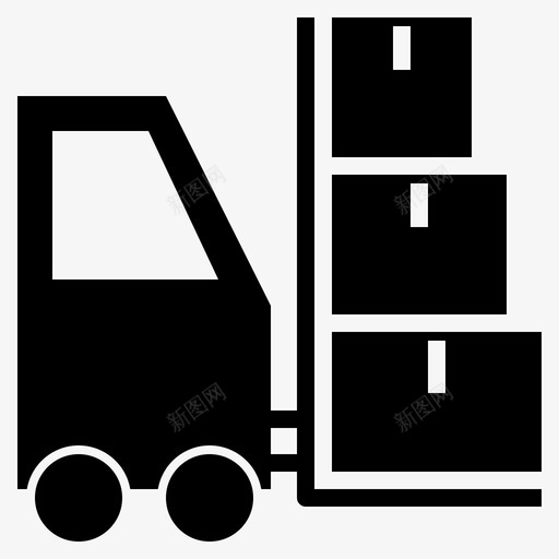 货物货运装载图标svg_新图网 https://ixintu.com 包裹 物流 物流标志符号 装载 货物 货运