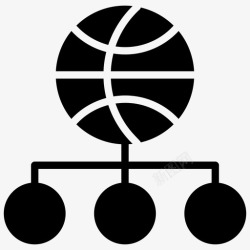 篮球联盟篮球联盟篮球锦标赛运球图标高清图片