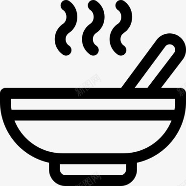 汤中餐5直系图标图标
