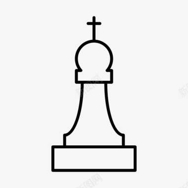 国际象棋棋子当铺图标图标