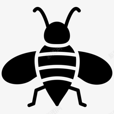 蜜蜂大黄蜂卡通蜜蜂图标图标