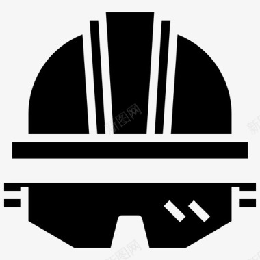建筑头盔设备防护图标图标