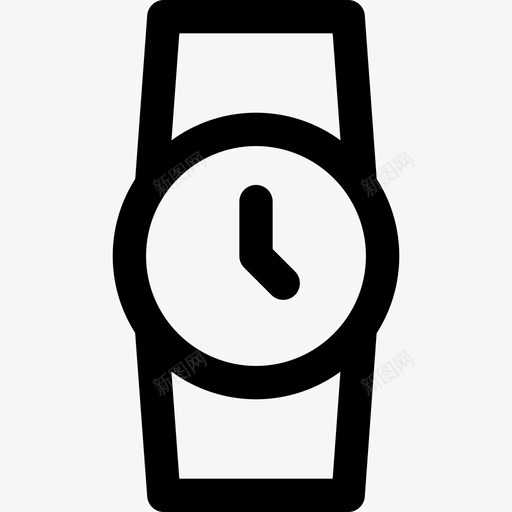手表54号办公室直线型图标svg_新图网 https://ixintu.com 54号办公室 手表 直线型
