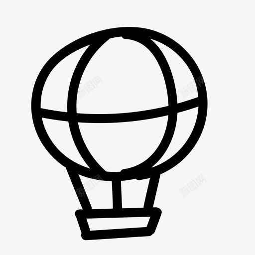 气球手绘地图和地理图标svg_新图网 https://ixintu.com 地图和地理 手绘 气球