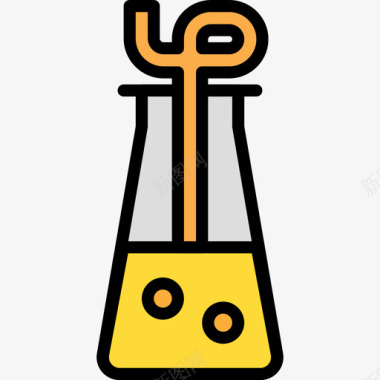 实验科学34线性颜色图标图标