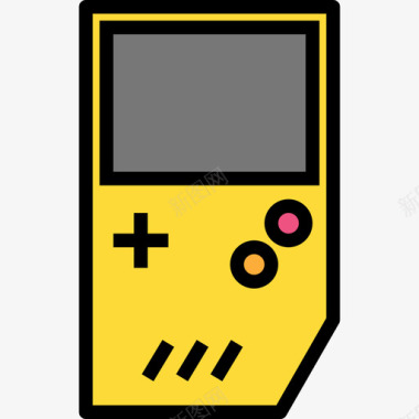 Gameboy游戏19线性颜色图标图标