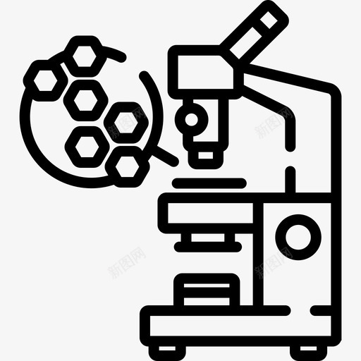 活检癌症日线性图标svg_新图网 https://ixintu.com 活检 癌症日 线性