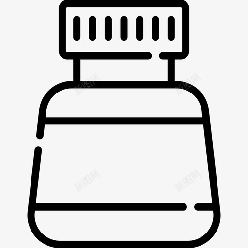 墨水信纸31线性图标svg_新图网 https://ixintu.com 信纸31 墨水 线性