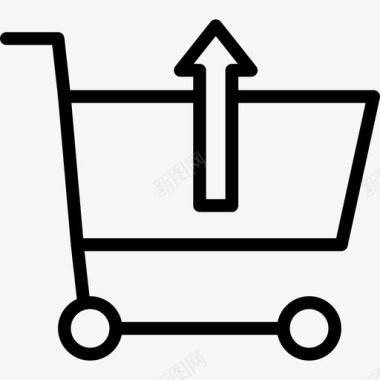 购物车电子商务42线性图标图标