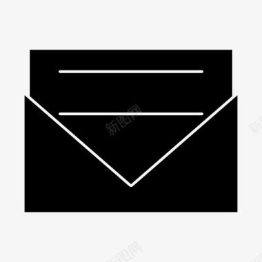 信件收件箱邀请图标图标