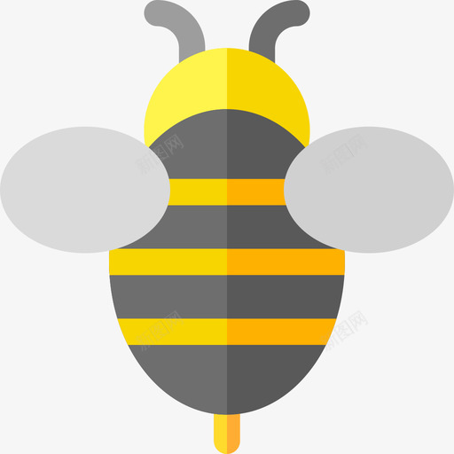 蜜蜂春天21号平的图标svg_新图网 https://ixintu.com 平的 春天21号 蜜蜂