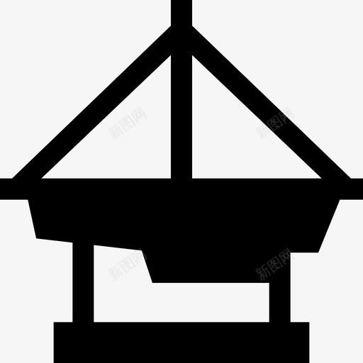 船复古装饰9填充图标svg_新图网 https://ixintu.com 填充 复古装饰9 船