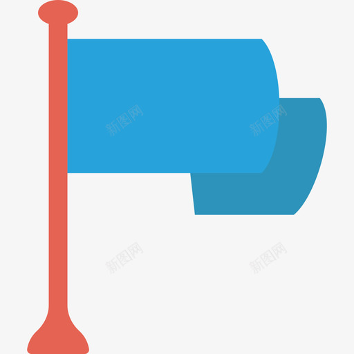 旗帜地图导航平面图标svg_新图网 https://ixintu.com 地图导航 平面 旗帜