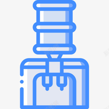 饮水机家用电器4蓝色图标图标