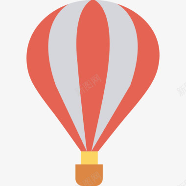 热气球运输31扁平图标图标