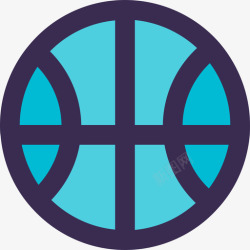 直线篮球教育84直线颜色蓝色图标高清图片