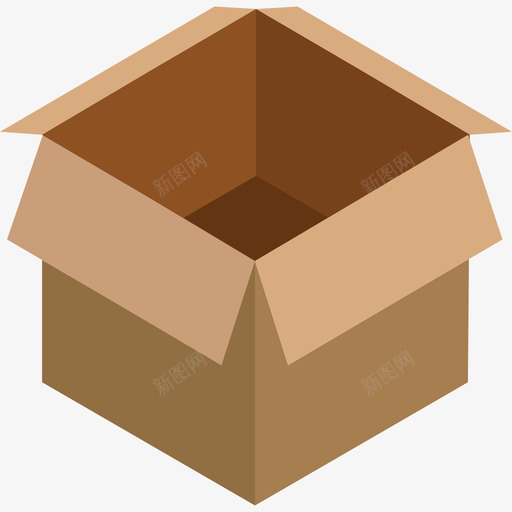 箱箱包装2平图标svg_新图网 https://ixintu.com 箱 箱包装2平