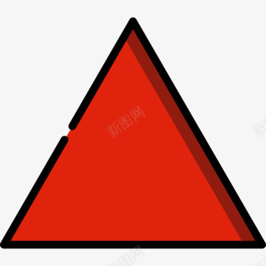 三角形符号23线颜色图标图标