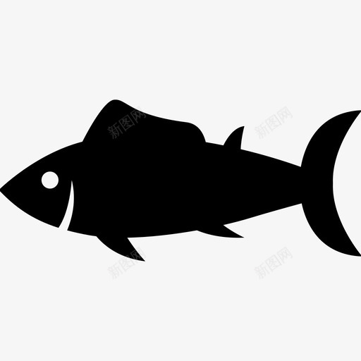 金枪鱼鱼食物图标svg_新图网 https://ixintu.com 海洋动物 海鲜 金枪鱼 食物 鱼 鲑鱼