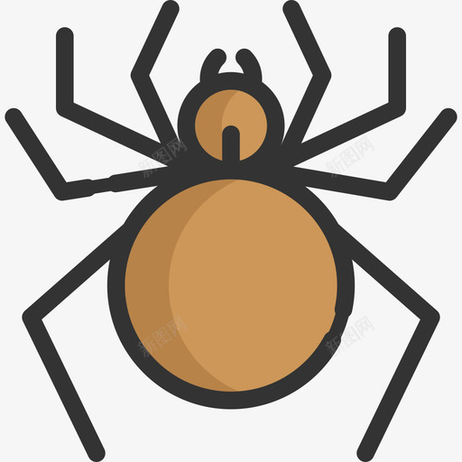 蜘蛛森林里的4线状的颜色图标svg_新图网 https://ixintu.com 森林里的4 线状的颜色 蜘蛛