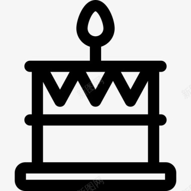 生日蛋糕festajunina7直系图标图标