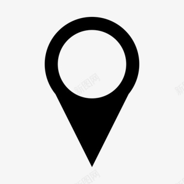位置区域地图针图标图标