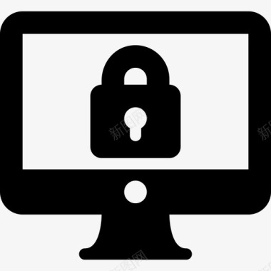 锁互联网安全22填充图标图标
