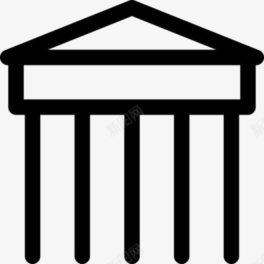 帕台农神庙古希腊9直系图标图标