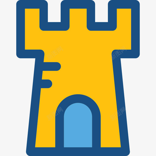Towertravel29双色调图标svg_新图网 https://ixintu.com Tower travel29 双色调