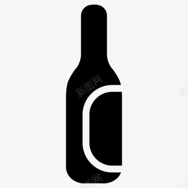 葡萄酒饮料玻璃杯图标图标
