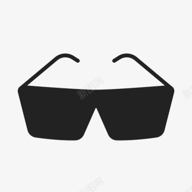太阳镜眼镜款式图标图标