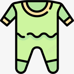 孕妇睡衣睡衣孕妇装2线性颜色图标高清图片