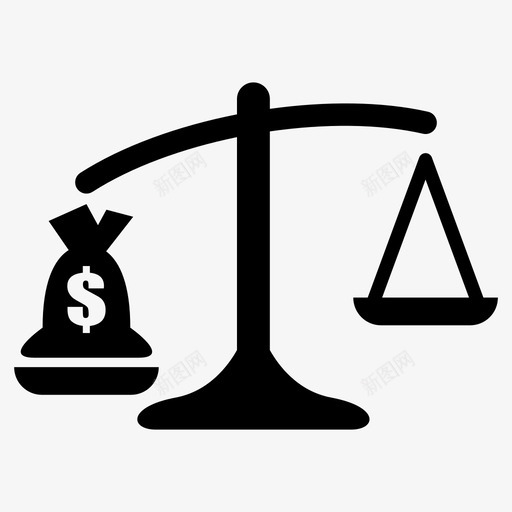 商业决策平衡规模图标svg_新图网 https://ixintu.com 个人理财第2部分 商业决策 平衡 税收 规模