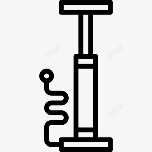 气泵施工工具7线性图标svg_新图网 https://ixintu.com 施工工具7 气泵 线性