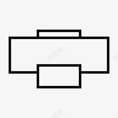 打印机文件技术图标图标