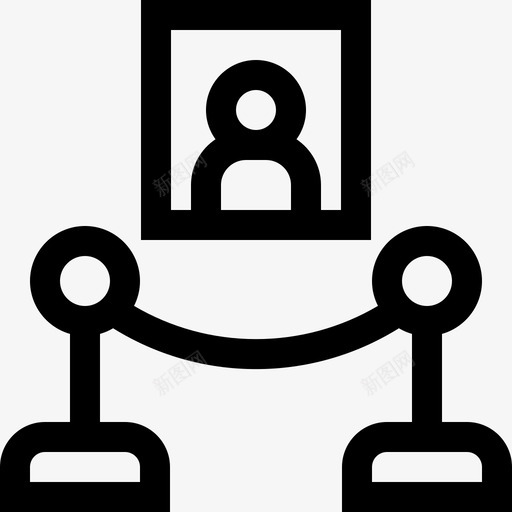 画廊艺术与7线性图标svg_新图网 https://ixintu.com 画廊 线性 艺术与设计7