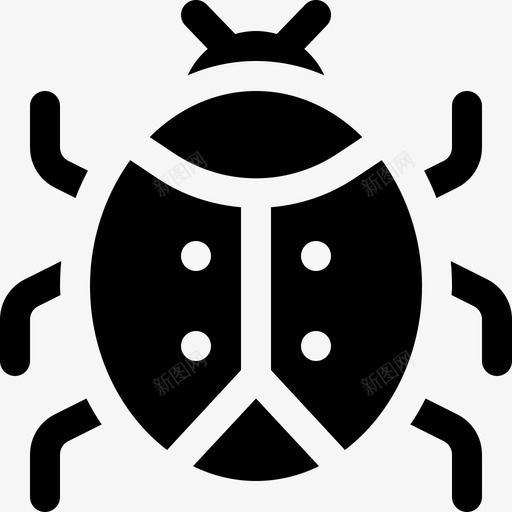 Bug技术支持10已填充图标svg_新图网 https://ixintu.com Bug 已填充 技术支持10