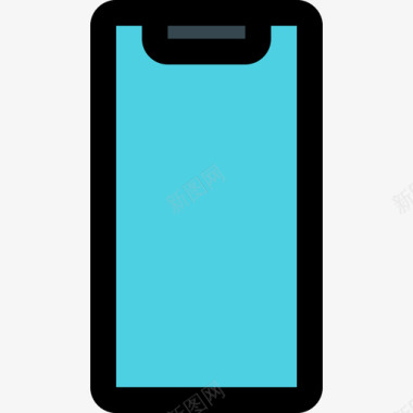 Iphone线性颜色图标图标