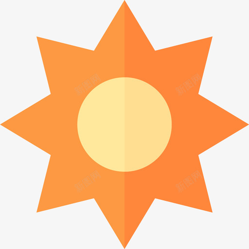 太阳沙漠平坦图标svg_新图网 https://ixintu.com 太阳 平坦 沙漠
