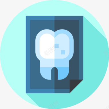 X光牙科护理6平板图标图标