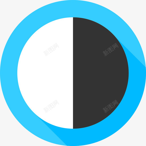 对比度照片编辑工具7平面图标svg_新图网 https://ixintu.com 对比度 平面 照片编辑工具7