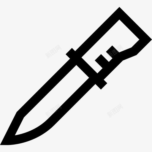 刀冒险19直线型图标svg_新图网 https://ixintu.com 冒险19 刀 直线型
