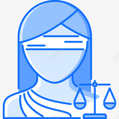 法律法律7蓝色图标图标