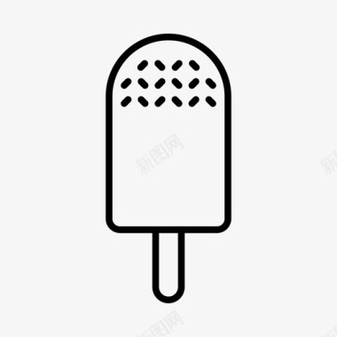 冰淇淋棒甜点冰淇淋图标图标