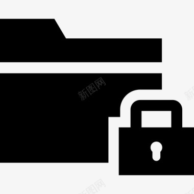 安全文件夹锁定受保护图标图标