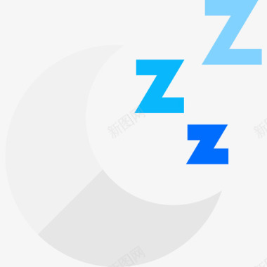 睡眠健康21平坦图标图标